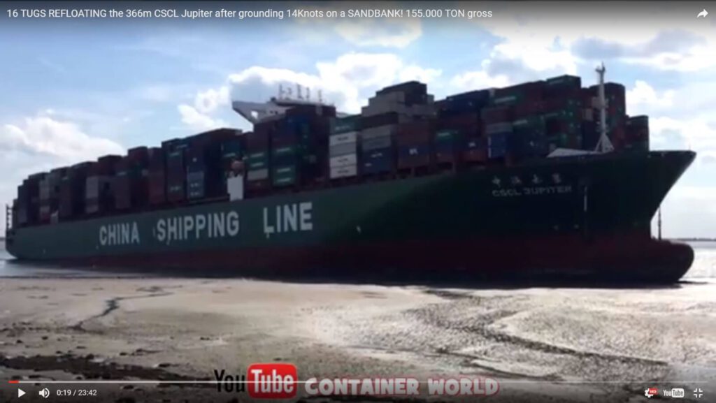 Containerschiff CSCL Jupiter